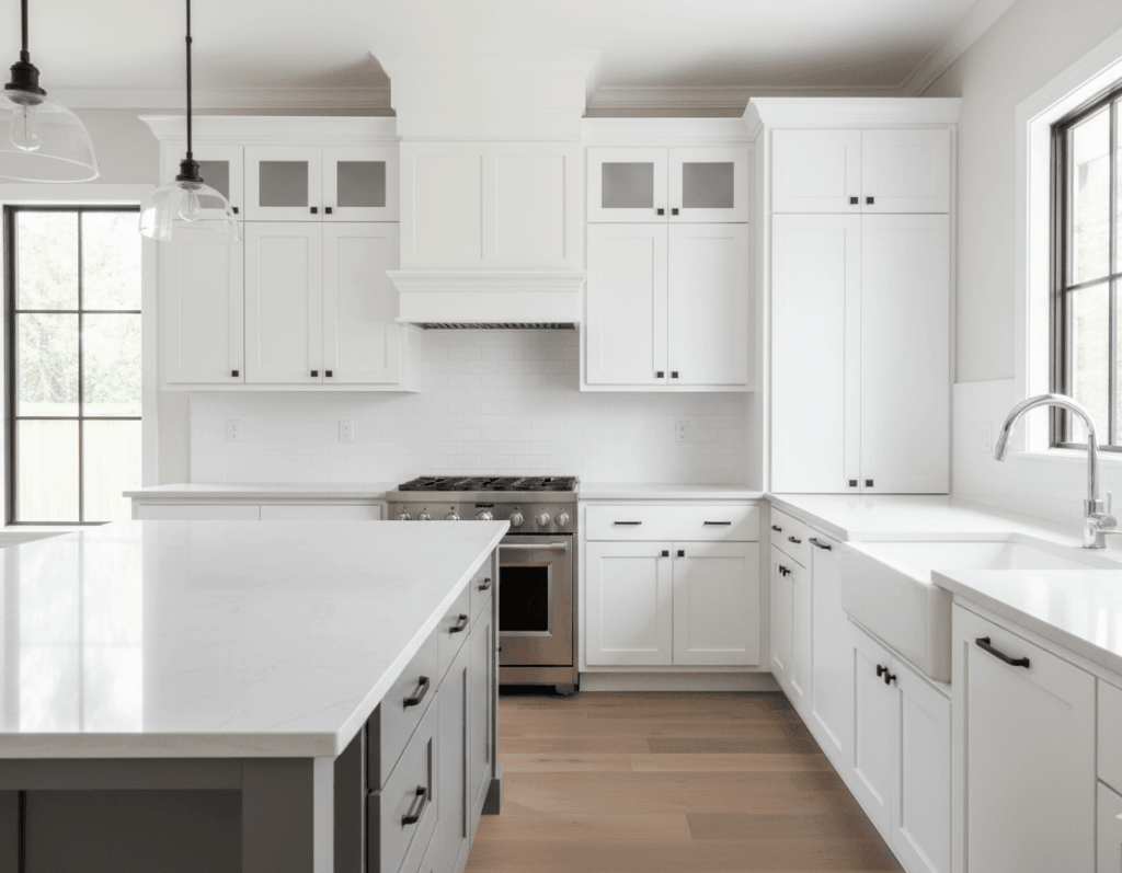 Professional cabinet refinishing and repainting services in New Orleans - Elite Touch