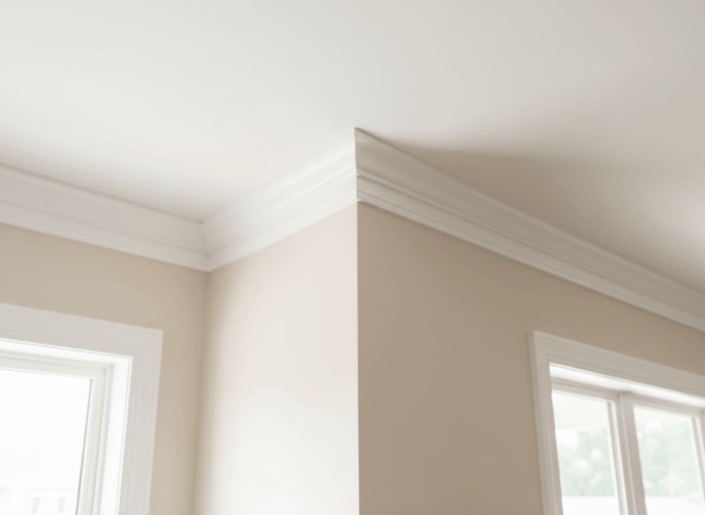 Crown molding painting and detail work - Elite Touch Metairie
