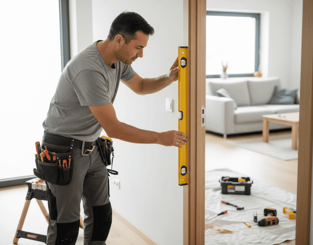 Professional door installation and trim replacement services in New Orleans - Elite Touch