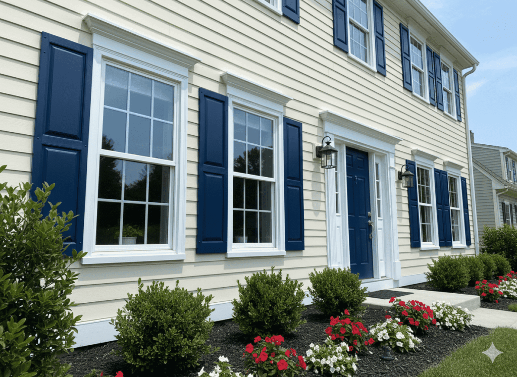 Exterior trim and door painting - Elite Touch Metairie
