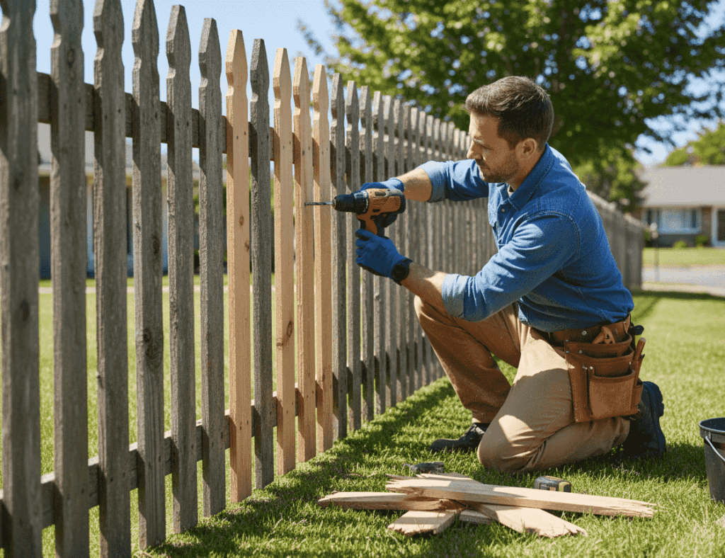 Professional fence repair and carpentry services in New Orleans - Elite Touch