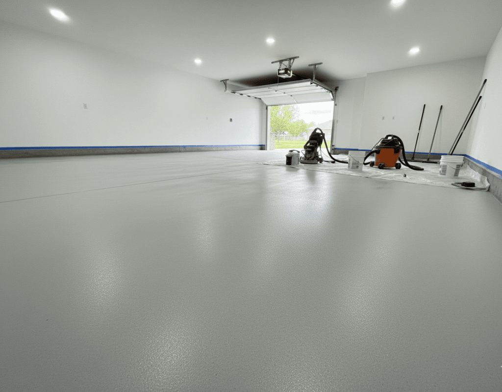Concrete floor preparation and repair - Elite Touch Metairie
