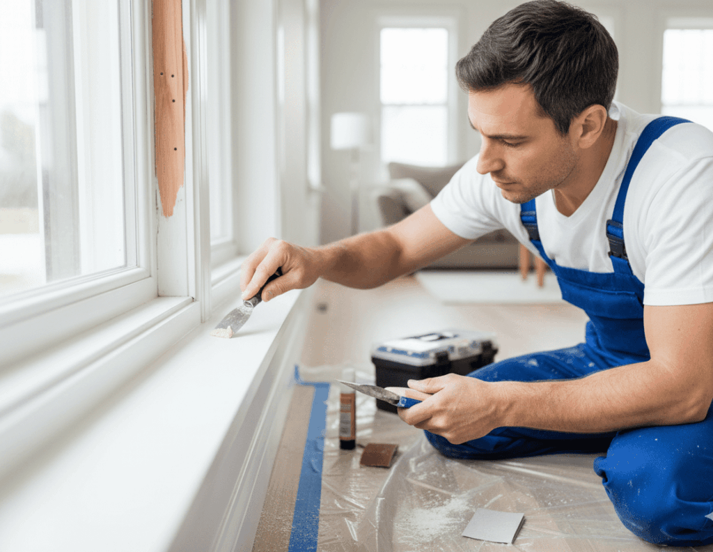 Specialty surface preparation for cabinets and trim - Elite Touch Metairie